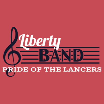 Liberty Band Music Staff V-Neck Tee Design