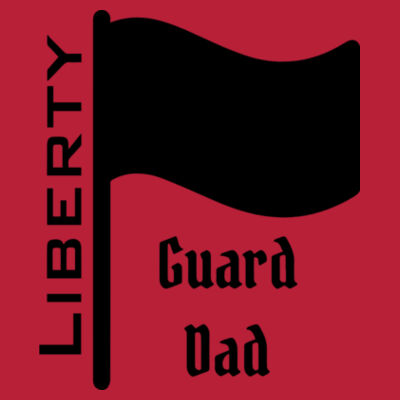 Guard Dad Tee with Black Print Design
