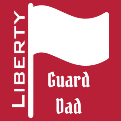 Guard Dad Tee with White Print Design
