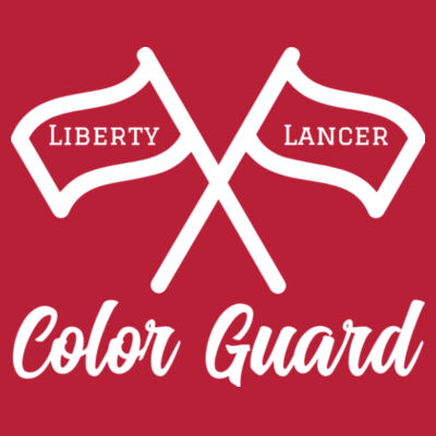 Color Guard Tee with White Print Design