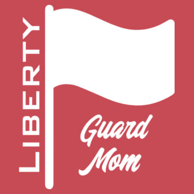 Guard Mom V-Neck with White Print Design