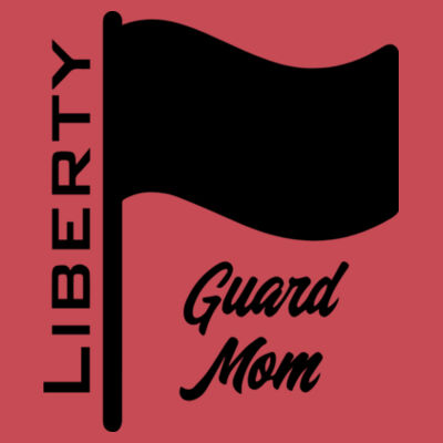 Guard Mom V-Neck with Black Print Design