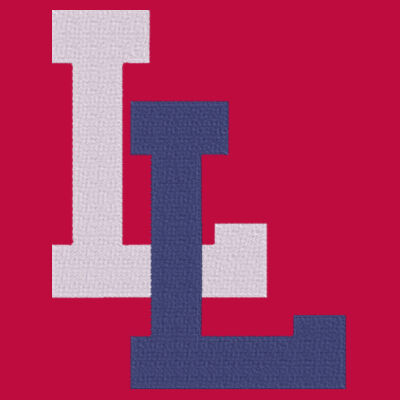LL Embroidered Fleece Blanket with Strap Design