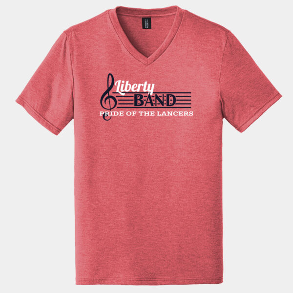 Liberty Band Music Staff V-Neck Tee Thumbnail
