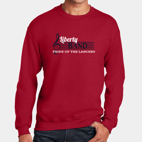 Liberty Band Music Staff Crewneck Sweatshirt Thumbnail