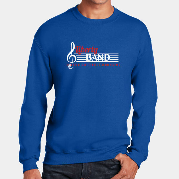 Liberty Band Music Staff Crewneck Sweatshirt Thumbnail