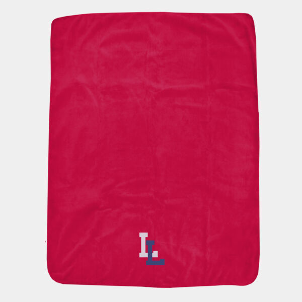 LL Embroidered Fleece Blanket with Strap Thumbnail